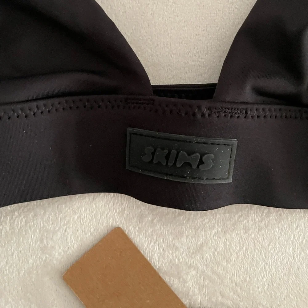 NWT Skims Bikini 2pc Set Swimwear Onyx Black Size S